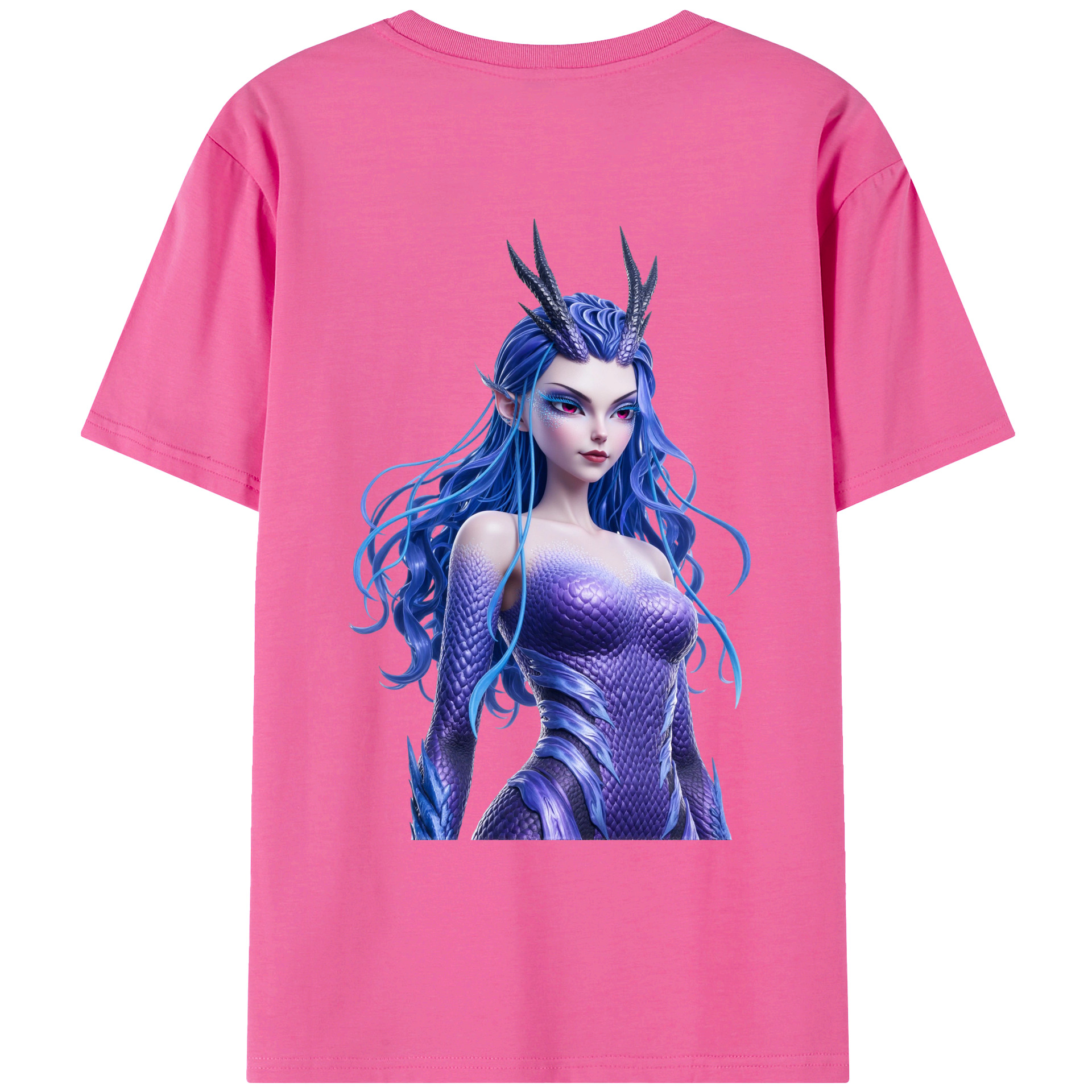 （画像用） Ne Zha 2 ナタ 魔童の大暴れ レディース半袖Tシャツ(バックプリント)